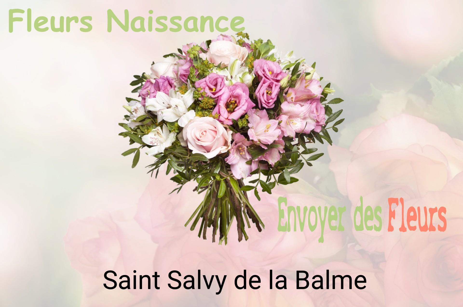 Bouquet de fleurs de naissance livré à Saint-Salvy-de-la-Balme